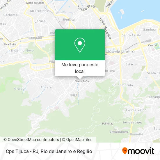 Cps Tijuca - RJ mapa