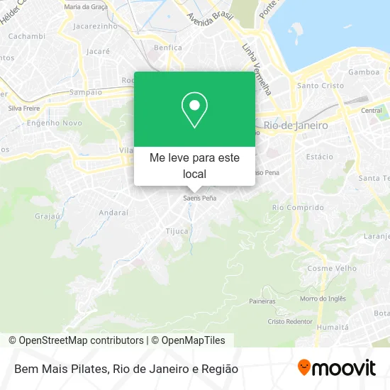 Bem Mais Pilates mapa