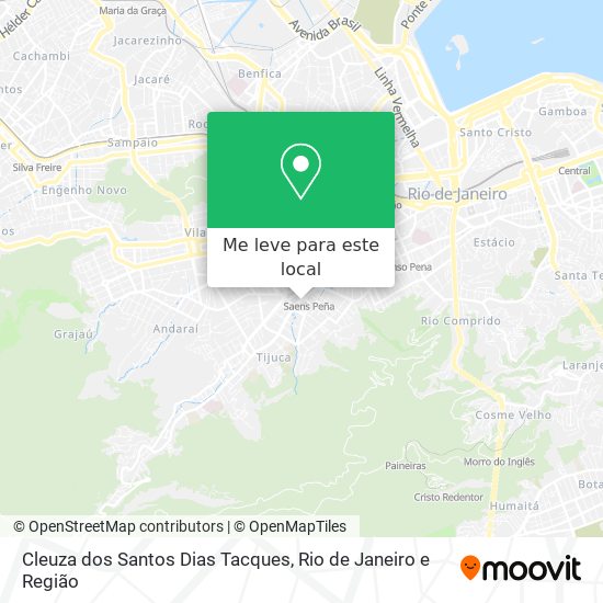 Cleuza dos Santos Dias Tacques mapa