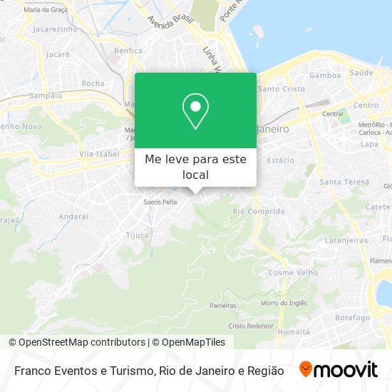 Franco Eventos e Turismo mapa