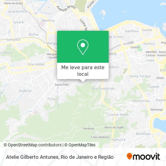 Atelie Gilberto Antunes mapa