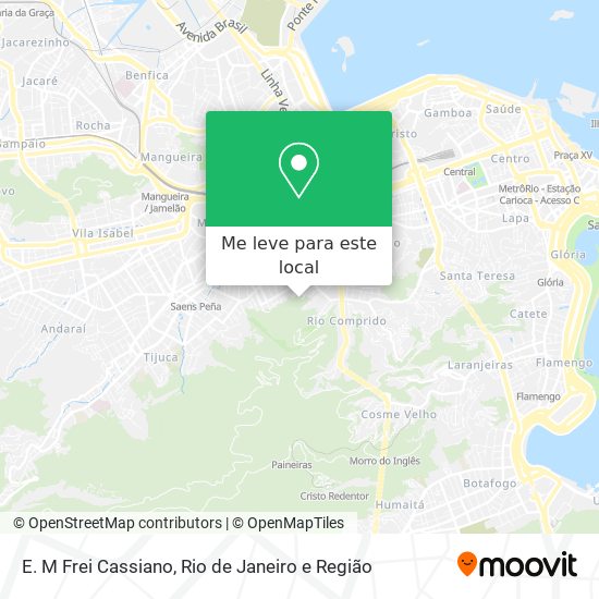 E. M Frei Cassiano mapa