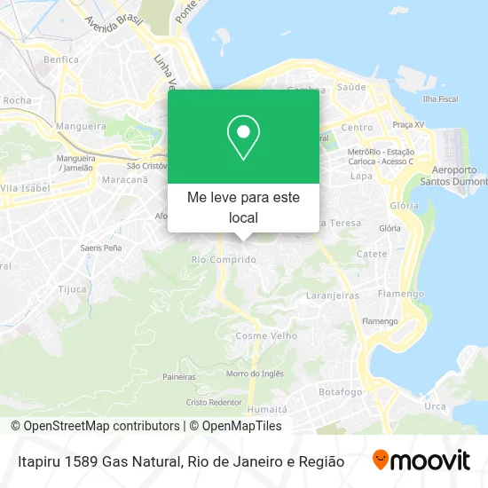 Itapiru 1589 Gas Natural mapa