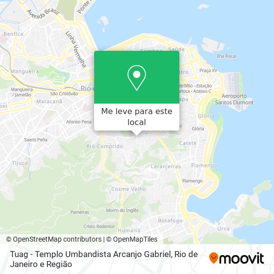 Tuag - Templo Umbandista Arcanjo Gabriel mapa
