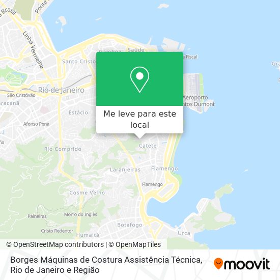 Borges Máquinas de Costura Assistência Técnica mapa