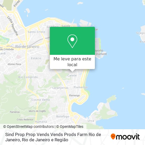 Sind Prop Prop Vends Vends Prods Farm Rio de Janeiro mapa