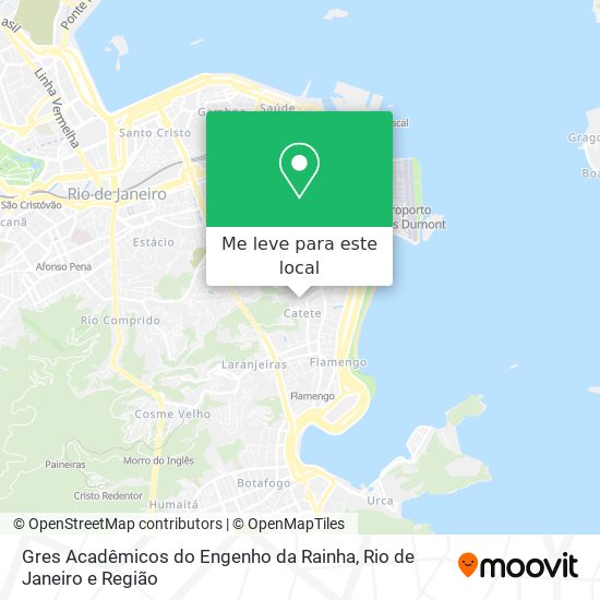 Gres Acadêmicos do Engenho da Rainha mapa