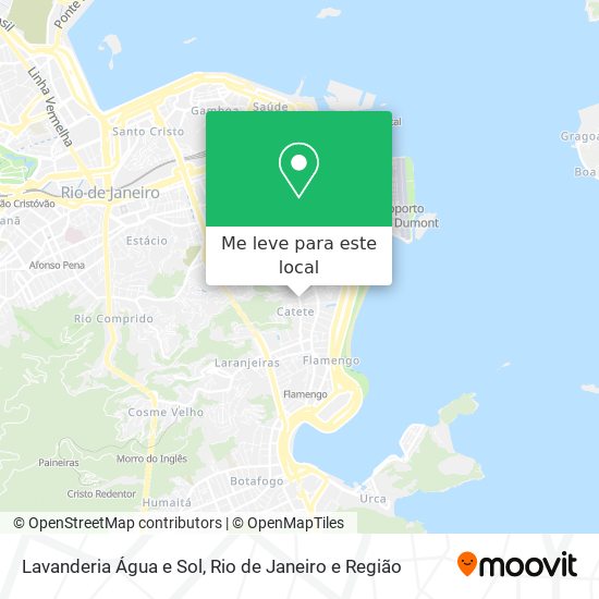 Lavanderia Água e Sol mapa