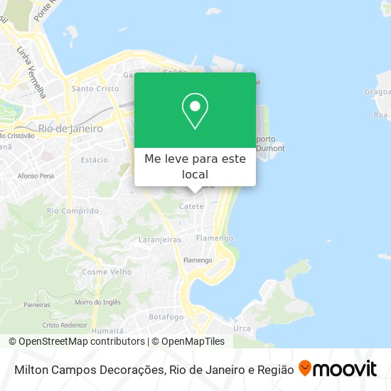 Milton Campos Decorações mapa