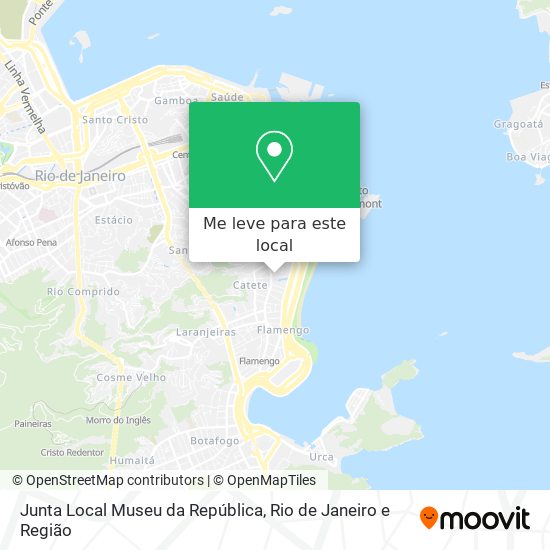 Junta Local Museu da República mapa