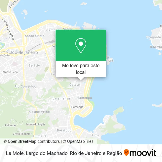 La Mole, Largo do Machado mapa