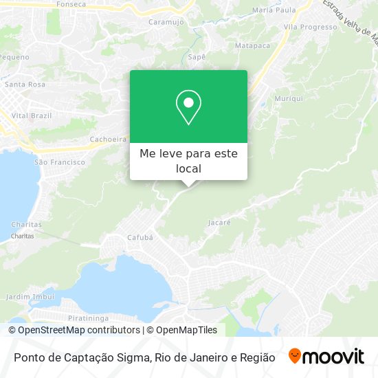 Ponto de Captação Sigma mapa