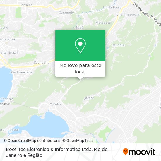 Boot Tec Eletrônica & Informática Ltda mapa