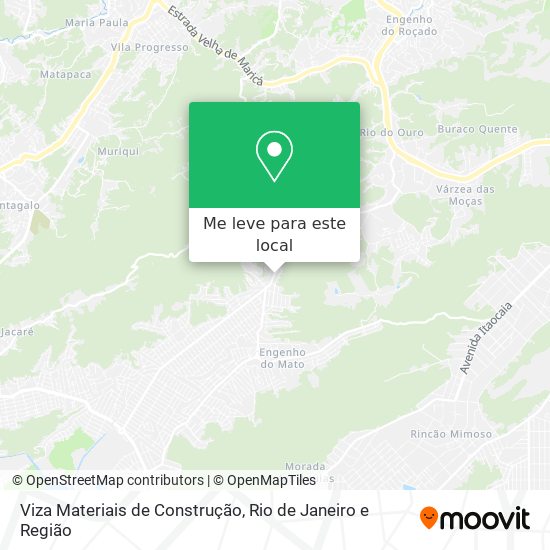 Viza Materiais de Construção mapa