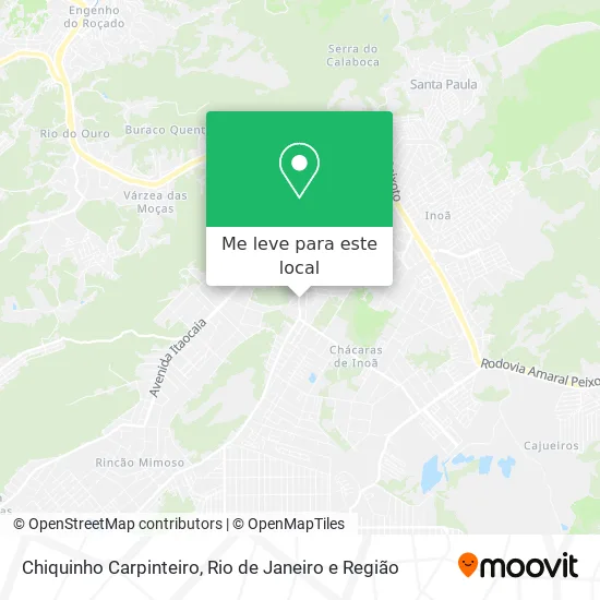 Chiquinho Carpinteiro mapa