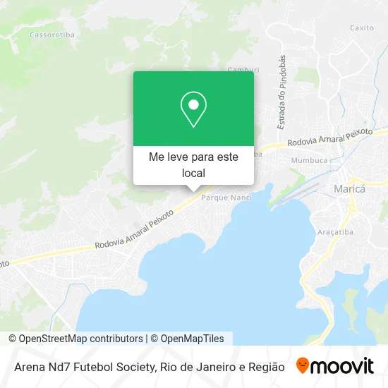 Arena Nd7 Futebol Society mapa
