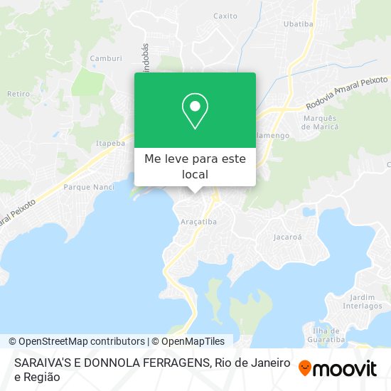 SARAIVA'S E DONNOLA FERRAGENS mapa
