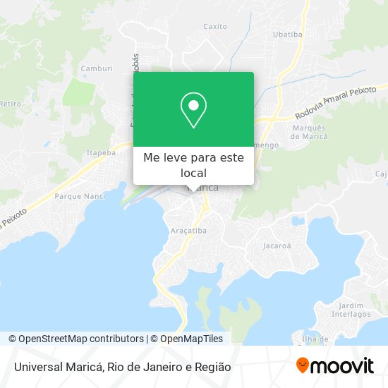 Universal Maricá mapa