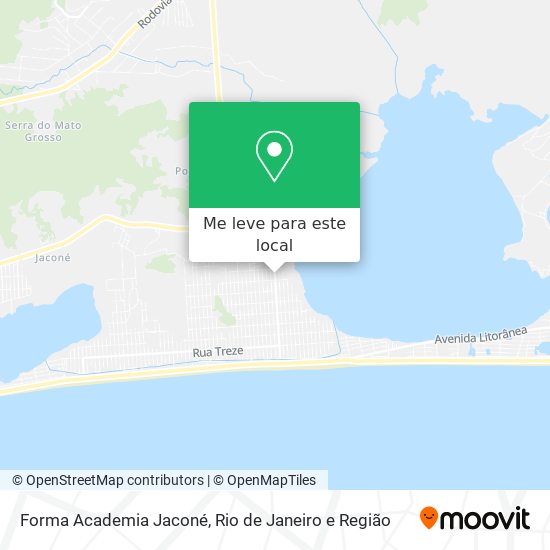 Forma Academia Jaconé mapa