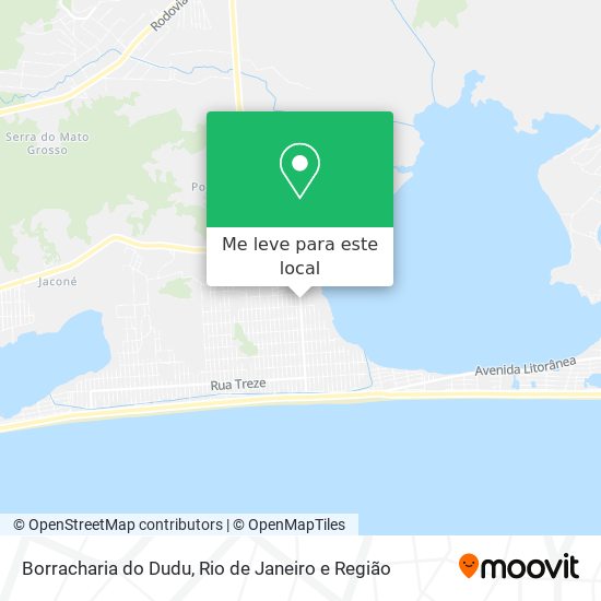 Borracharia do Dudu mapa