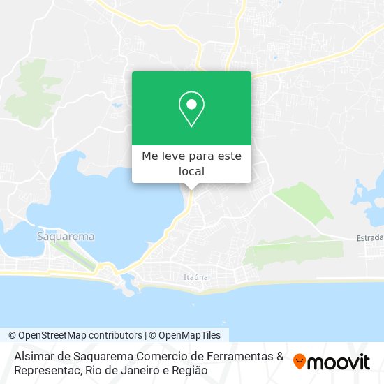 Alsimar de Saquarema Comercio de Ferramentas & Representac mapa