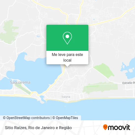 Sitio Raízes mapa