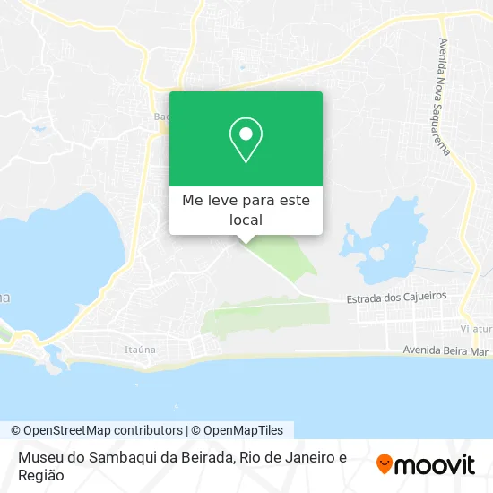 Museu do Sambaqui da Beirada mapa
