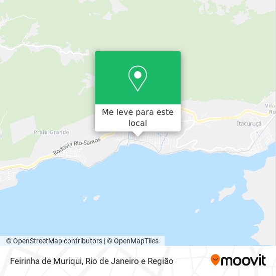 Feirinha de Muriqui mapa