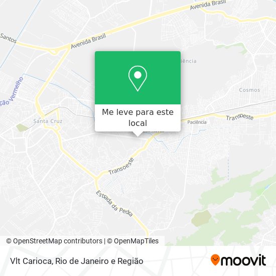 Vlt Carioca mapa