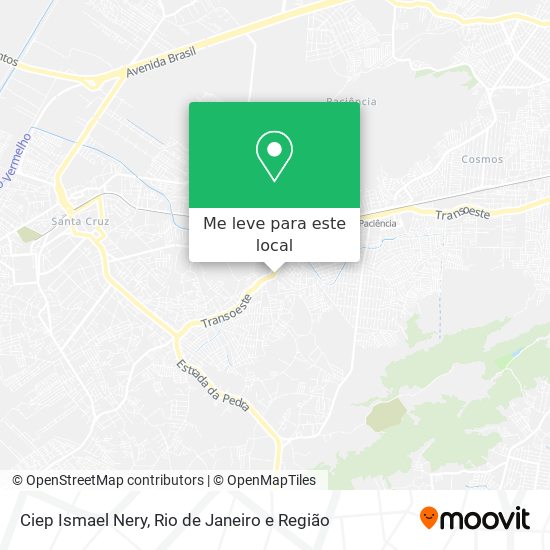 Ciep Ismael Nery mapa