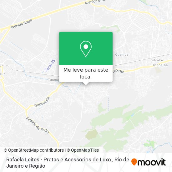 Rafaela Leites - Pratas e Acessórios de Luxo. mapa