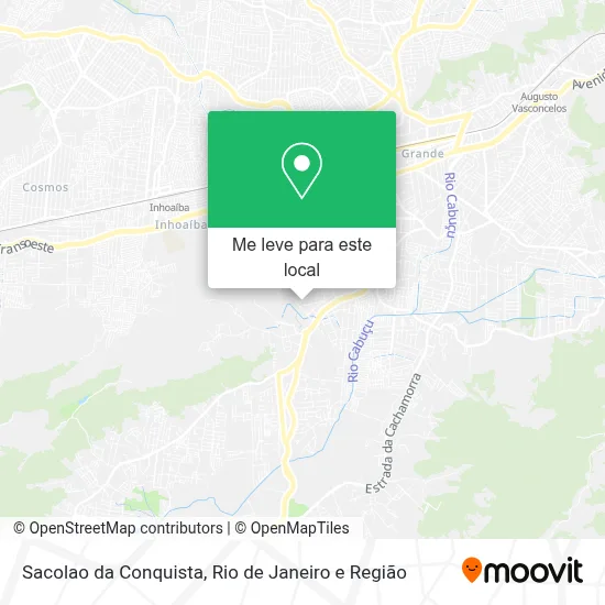 Sacolao da Conquista mapa