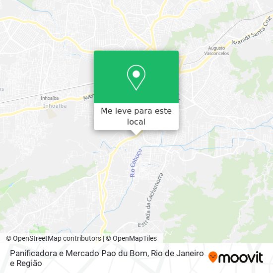 Panificadora e Mercado Pao du Bom mapa