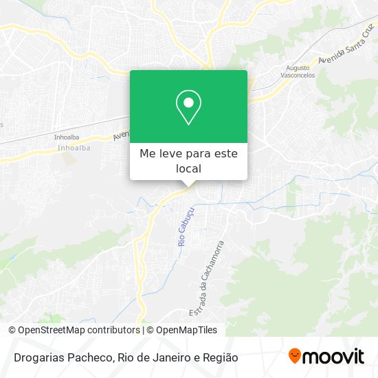 Drogarias Pacheco mapa