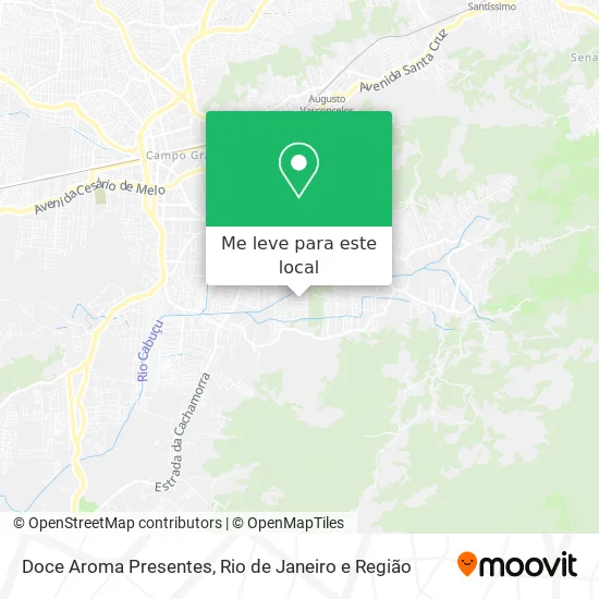 Doce Aroma Presentes mapa