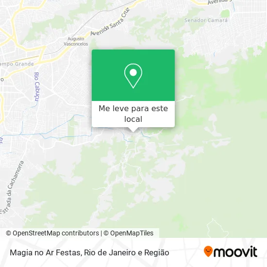 Magia no Ar Festas mapa