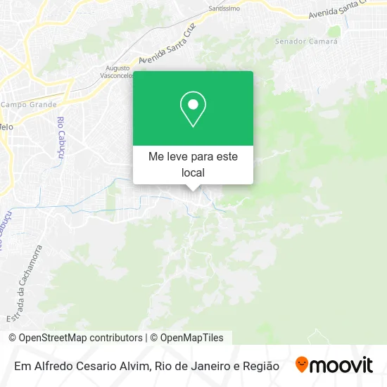 Em Alfredo Cesario Alvim mapa