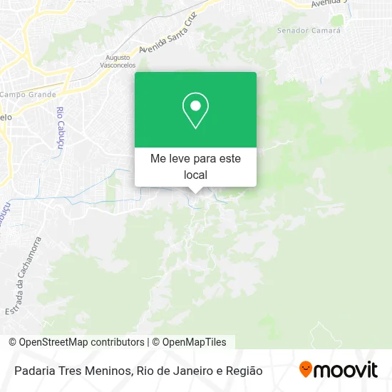 Padaria Tres Meninos mapa