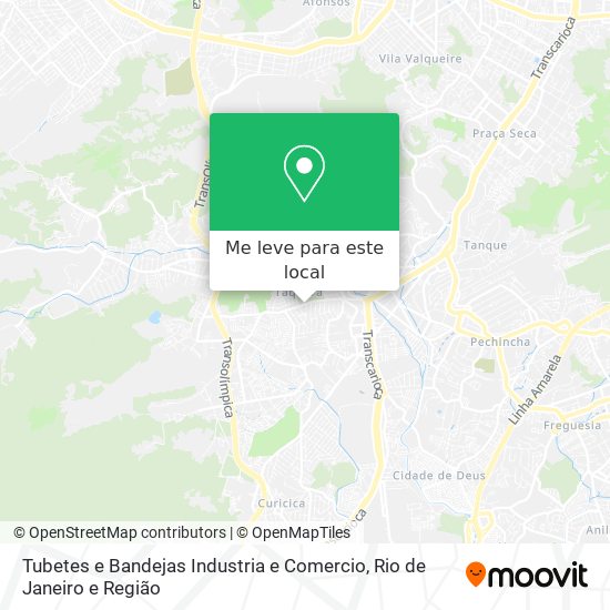 Tubetes e Bandejas Industria e Comercio mapa