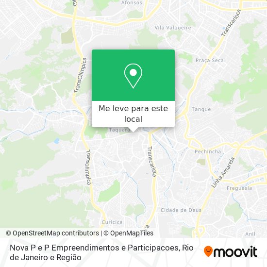 Nova P e P Empreendimentos e Participacoes mapa