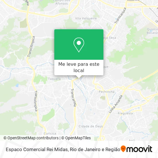 Espaco Comercial Rei Midas mapa