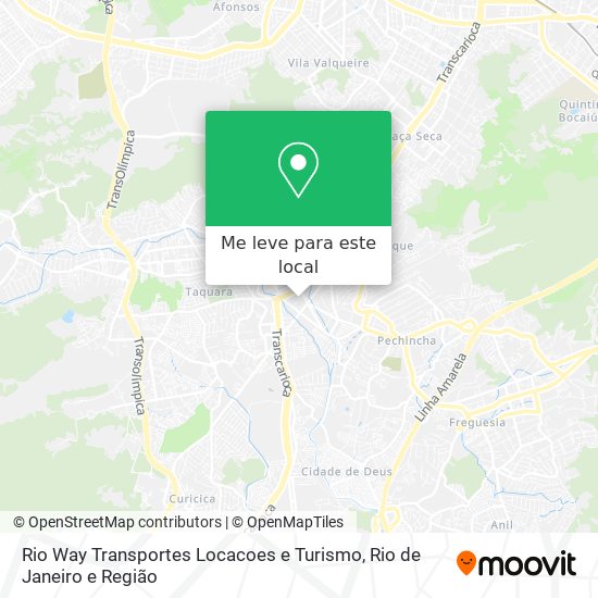 Rio Way Transportes Locacoes e Turismo mapa