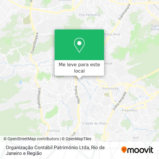 Organização Contábil Patrimônio Ltda mapa