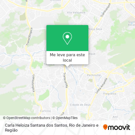 Carla Heloiza Santana dos Santos mapa