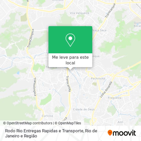 Rodo Rio Entregas Rapidas e Transporte mapa