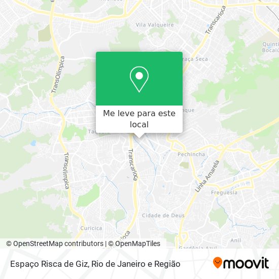 Espaço Risca de Giz mapa