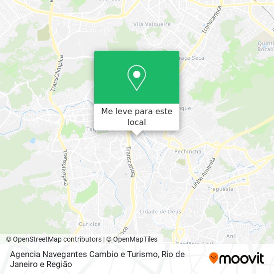 Agencia Navegantes Cambio e Turismo mapa