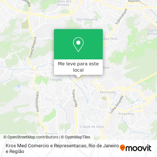 Kros Med Comercio e Representacao mapa