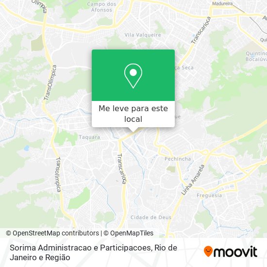 Sorima Administracao e Participacoes mapa