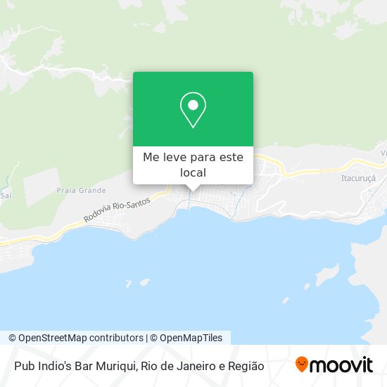 Pub Indio's Bar Muriqui mapa